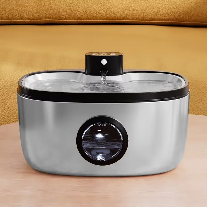 Stainless steel pet water fountain · 5