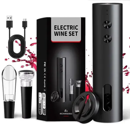 Electric wine bottle opener